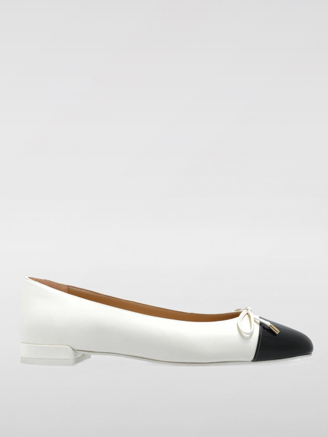 Stuart Weitzman Ballet Flats Woman Color Yellow Cream In Yellow Cream
