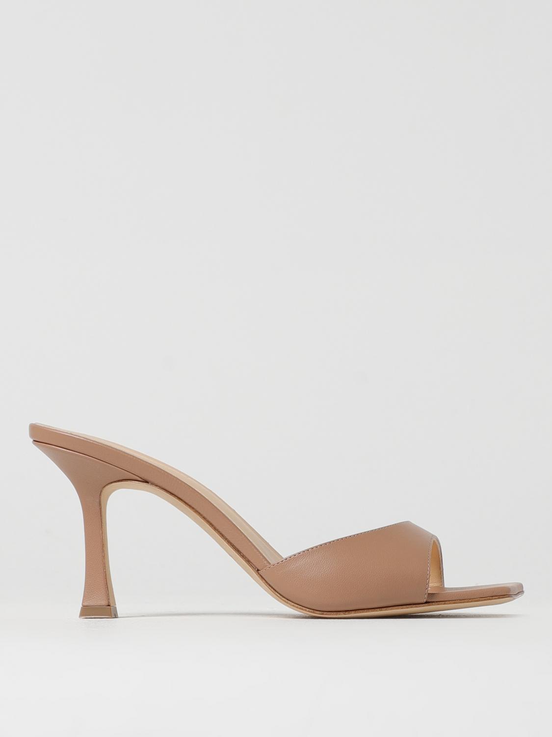 Magda Butrym Heeled Sandals Woman Color Beige In Beige