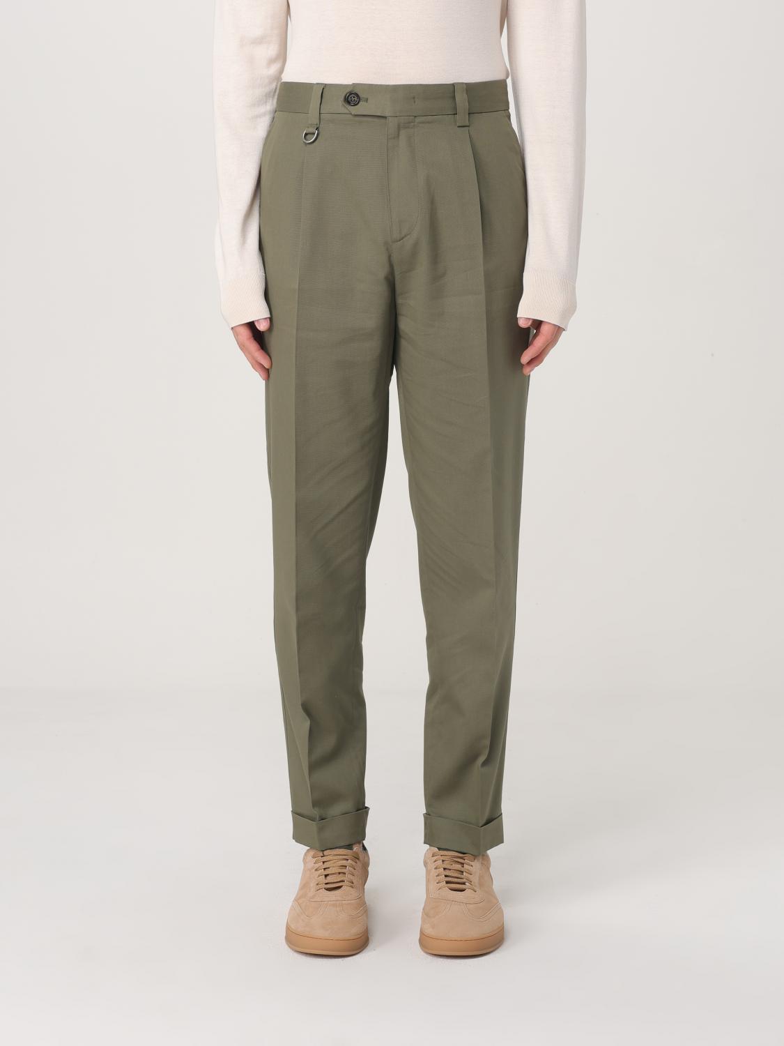 Paolo Pecora Pants Men Color Green In Green