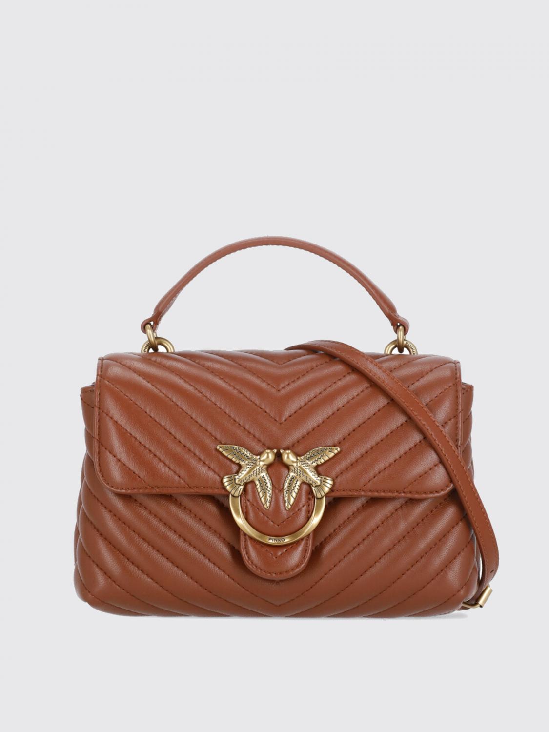 Mini Bag PINKO Woman color Burnt