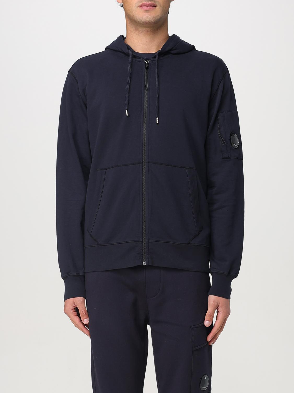 C.p. Company Sweatshirt Men Color Black In Blue