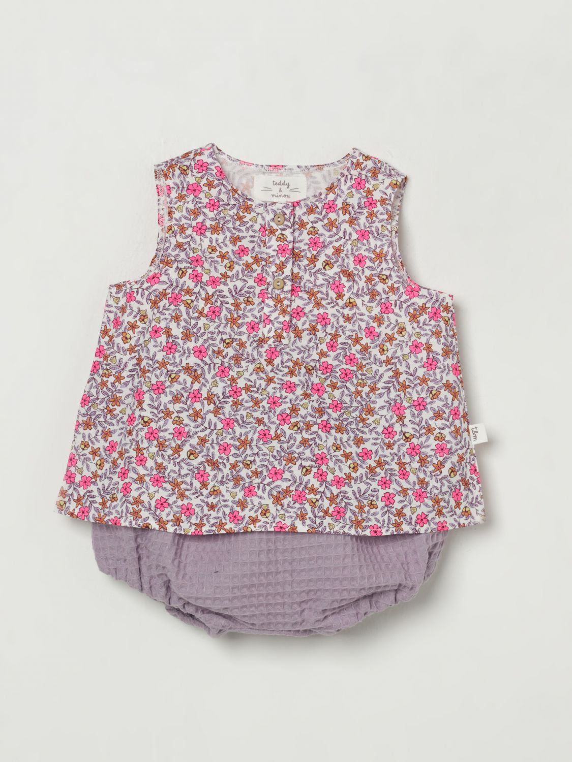 Teddy & Minou Babies' Jumpsuit  Kids Color Strawberry