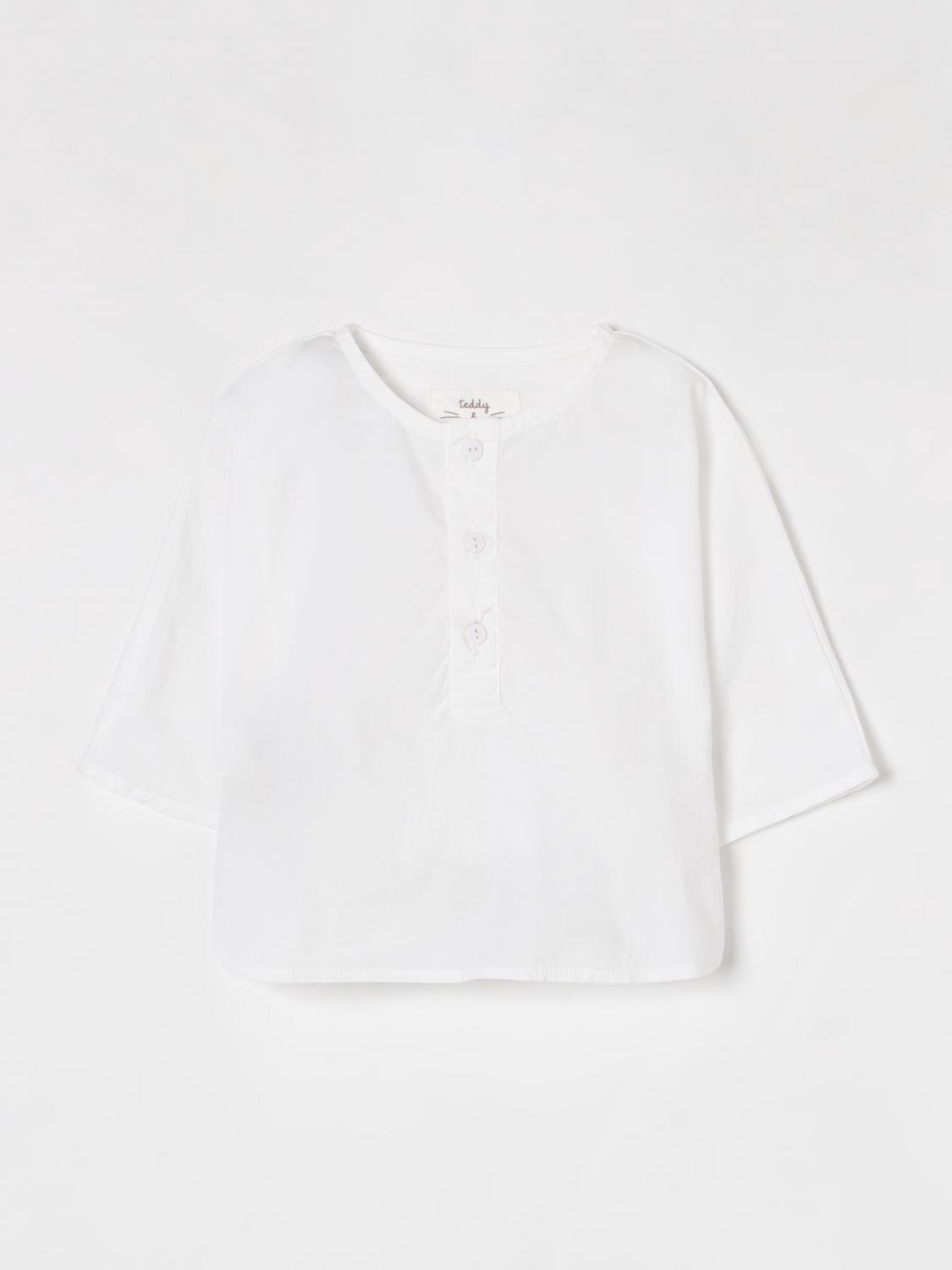 Teddy & Minou Shirt  Kids Color Milk In Milk