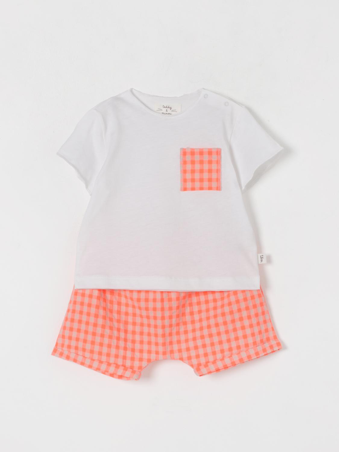 Teddy & Minou Jumpsuit  Kids Color Orange In Orange