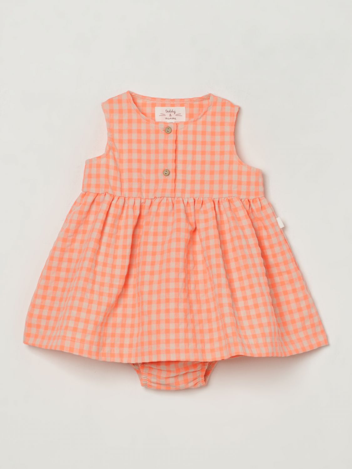 Teddy & Minou Babies' Romper  Kids Color Orange