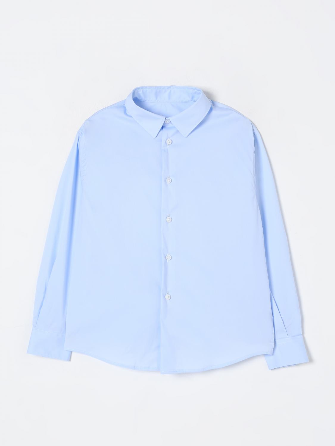 PAOLO PECORA Hemd Kinder Farbe Hellblau