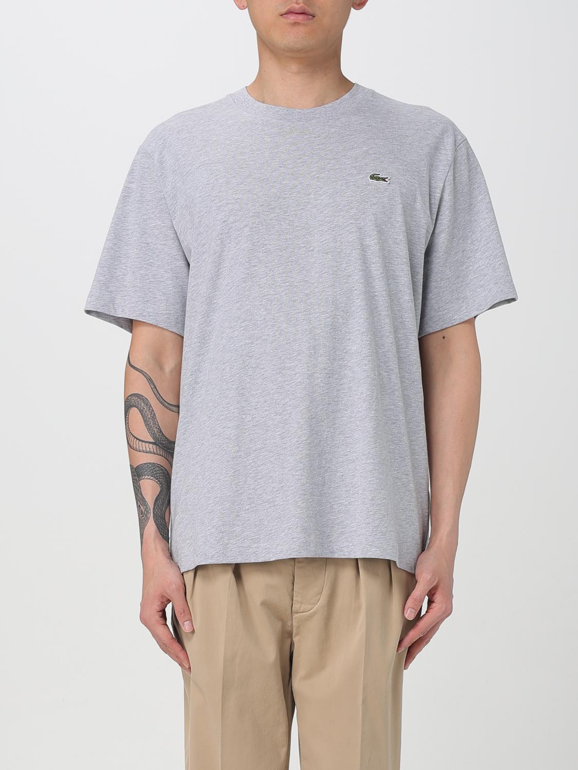 Lacoste Elastic Waistband Cargo Shorts In Grey