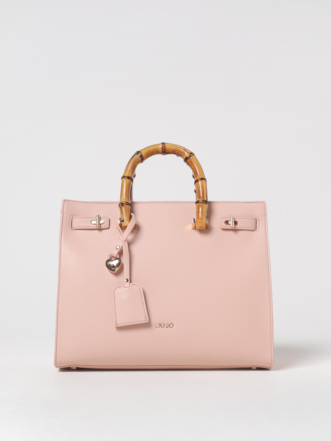 Liu •jo Liu Jo Shoulder Bag With Luxe Metallic Details In Pink
