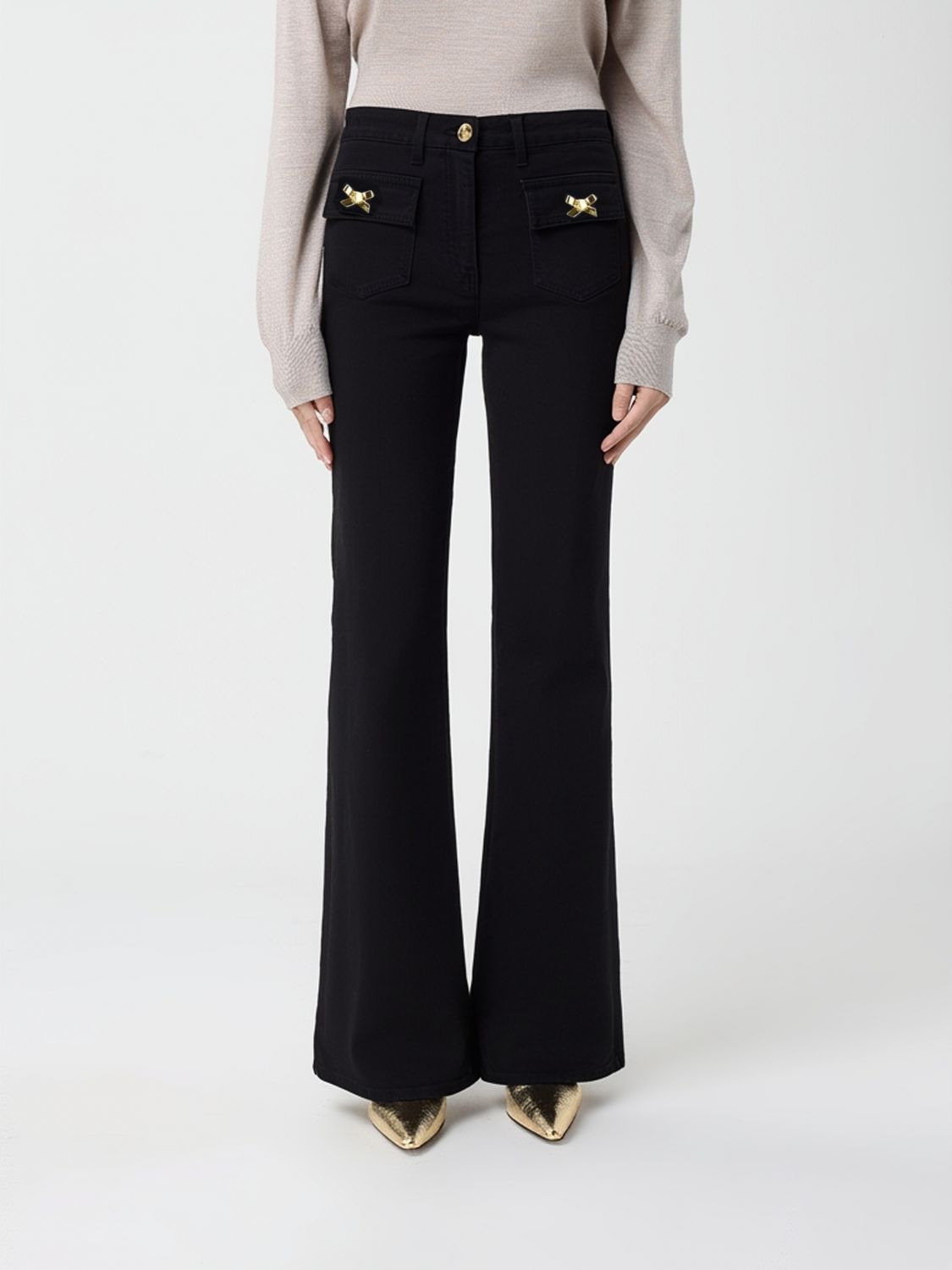 Elisabetta Franchi Jeans  Woman Color Black