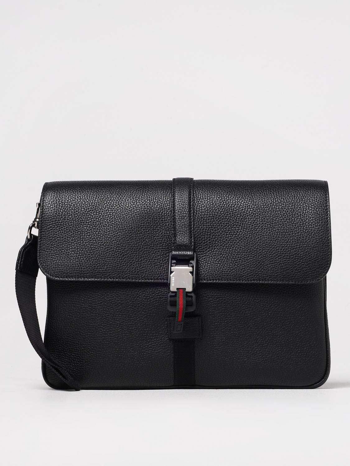 Briefcase GUCCI Men color Black