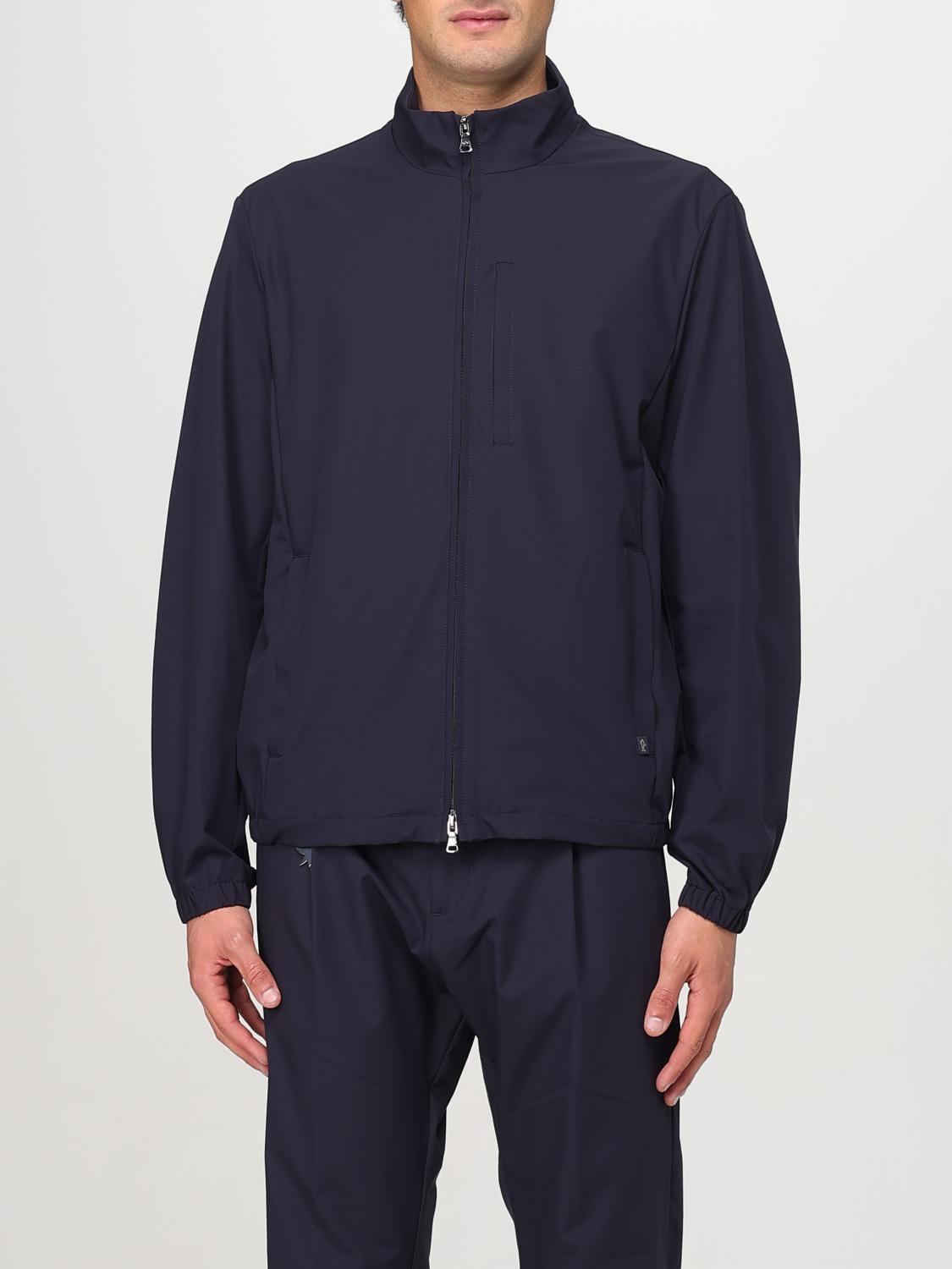 Paul & Shark High-neck Jacket In Blue