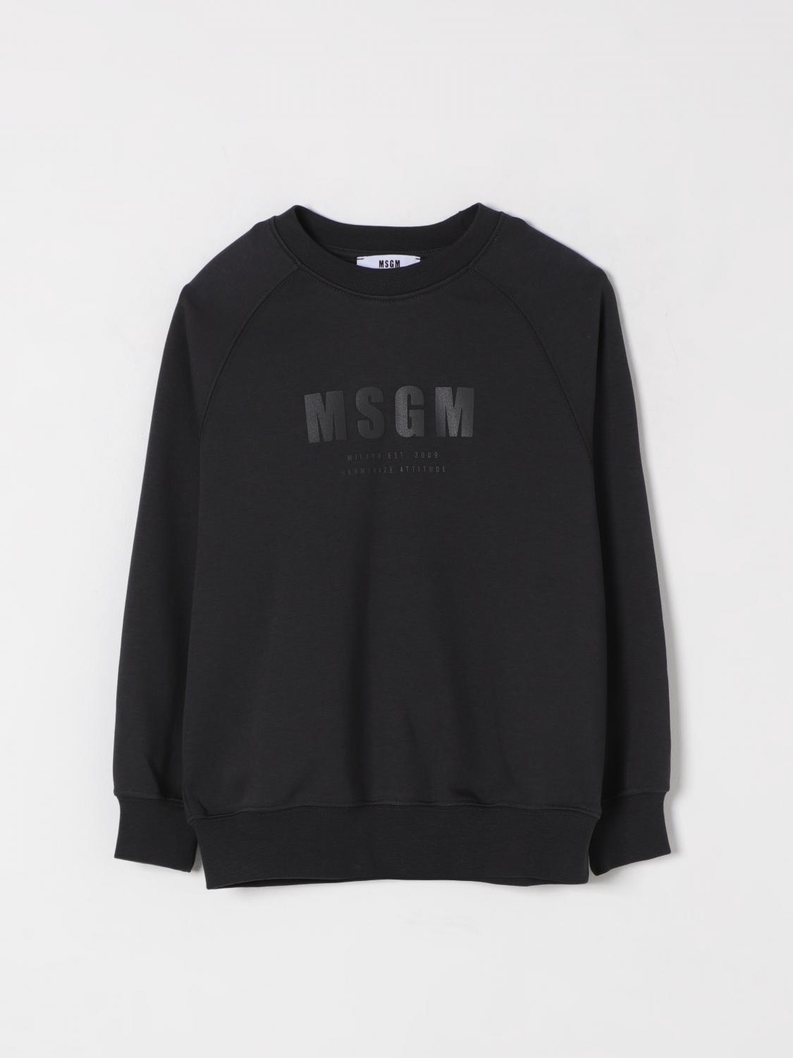 Msgm Sweater Kids Kids Color Black In Black