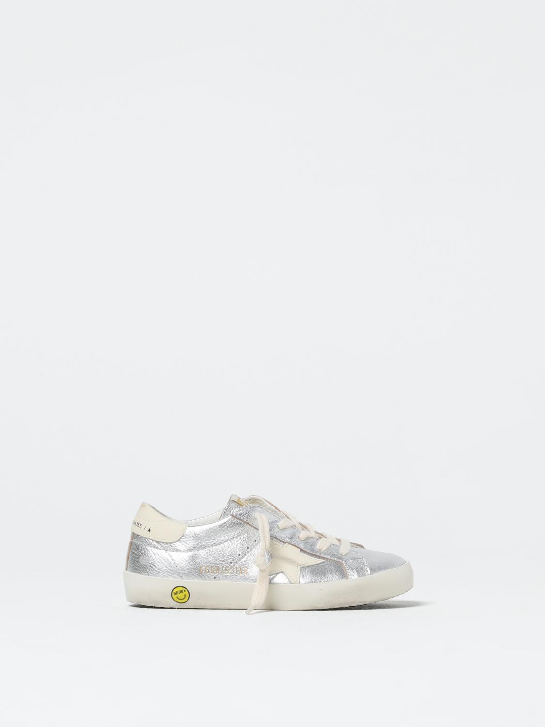 GOLDEN GOOSE SNEAKERS GOLDEN GOOSE KIDS COLOR SILVER G54705061
