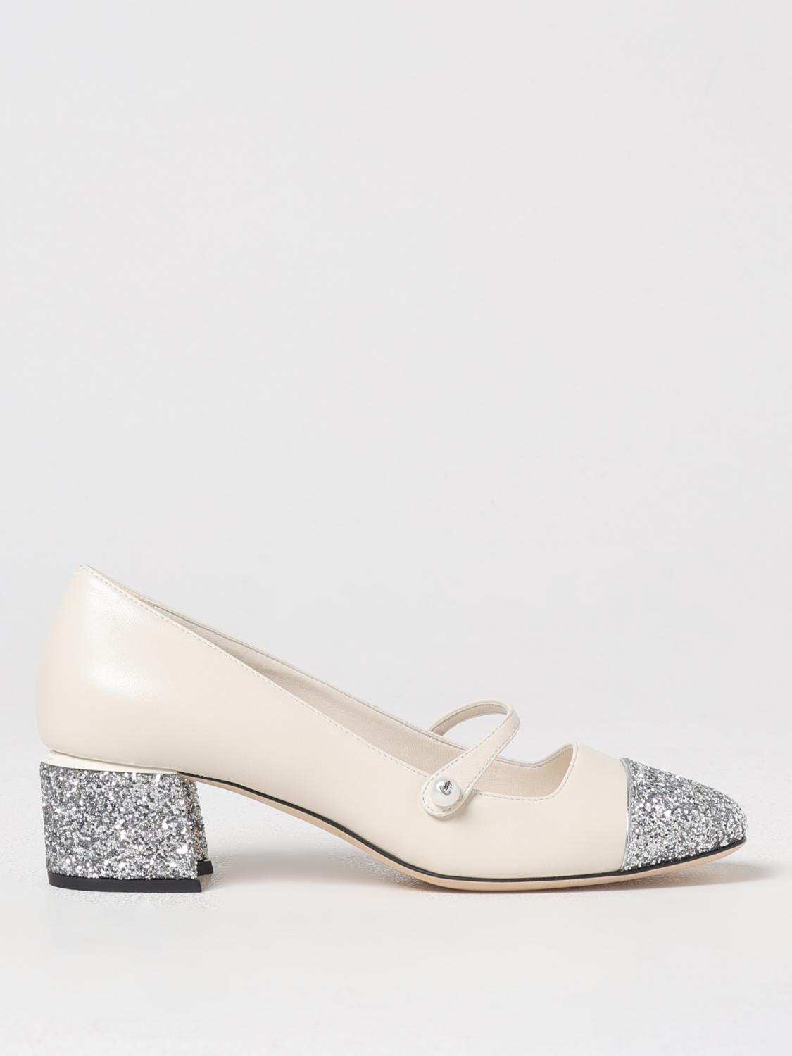 Jimmy Choo Heels In Yellow Cream