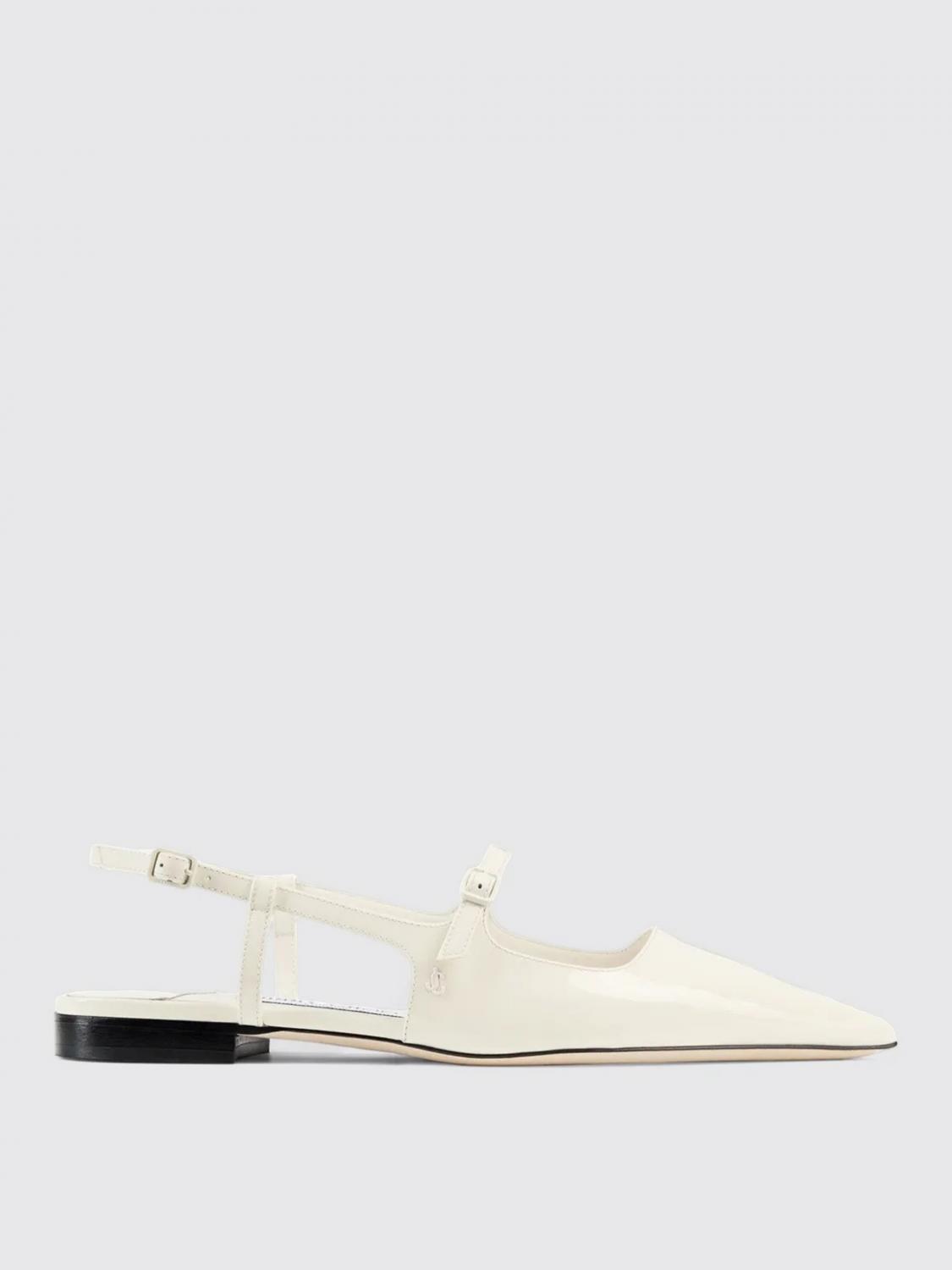 Jimmy Choo Ballet Flats Woman Color White