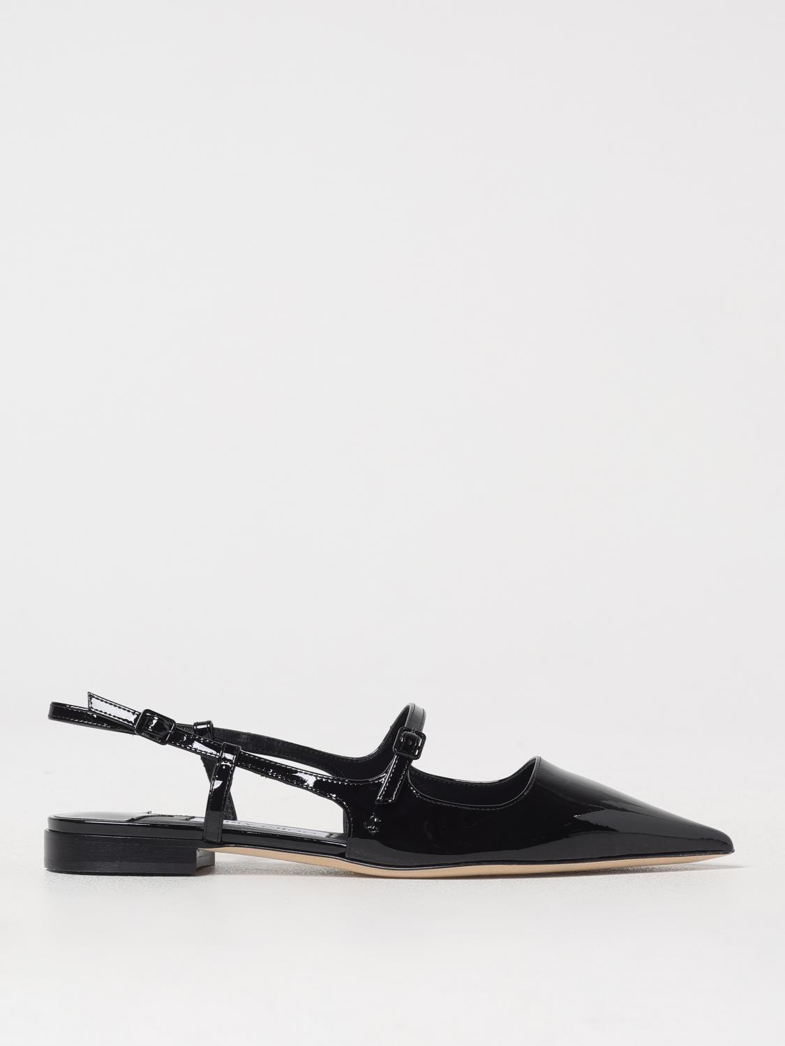 Jimmy Choo 'didi Flat' Black Ballerinas With Shiny Finish In Schwarz 1