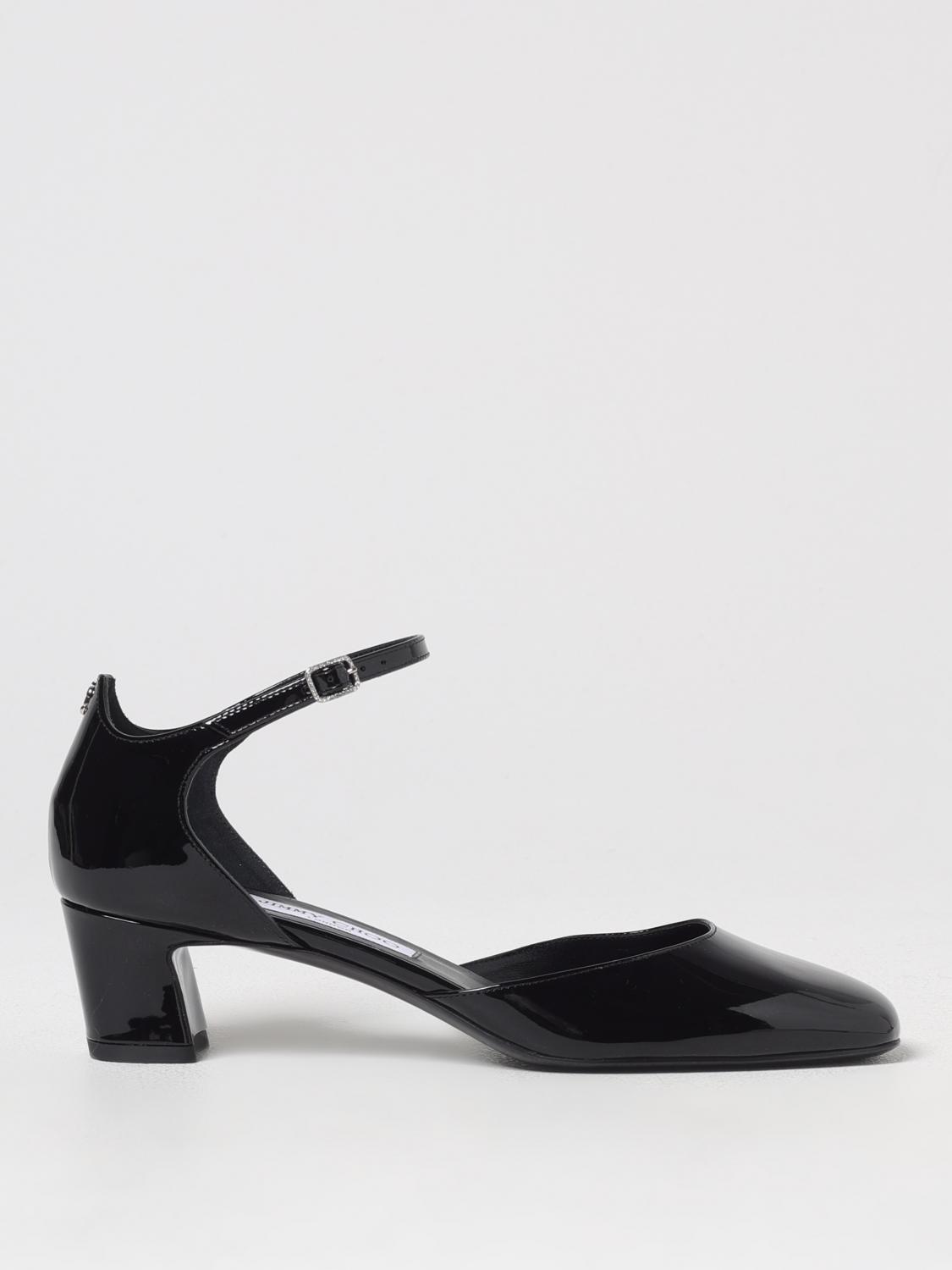 Jimmy Choo Pixie Mary Jane Block-heel Shoes In Black