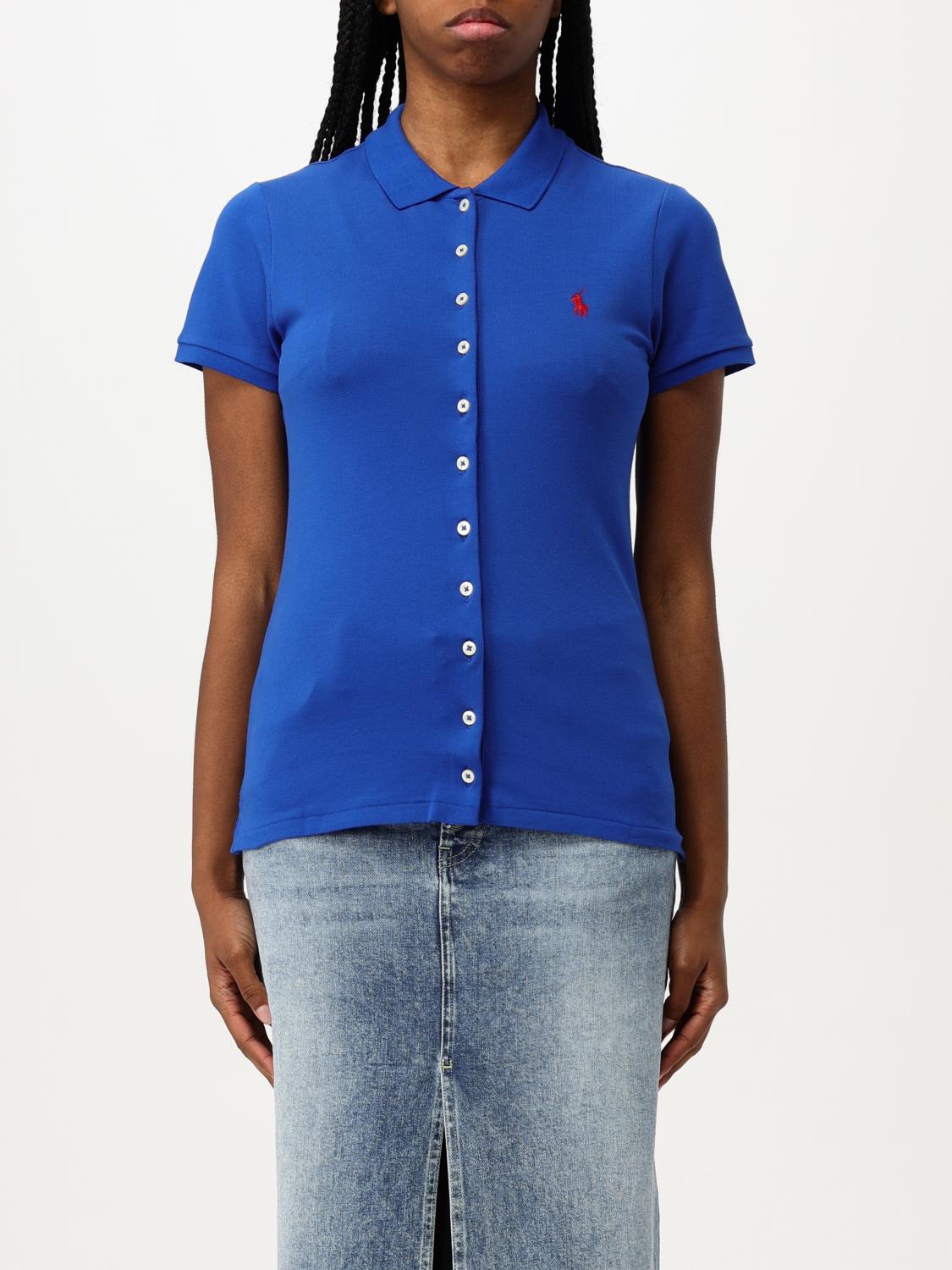 Polo Ralph Lauren Polo Shirt Woman Color Blue 2 | ModeSens