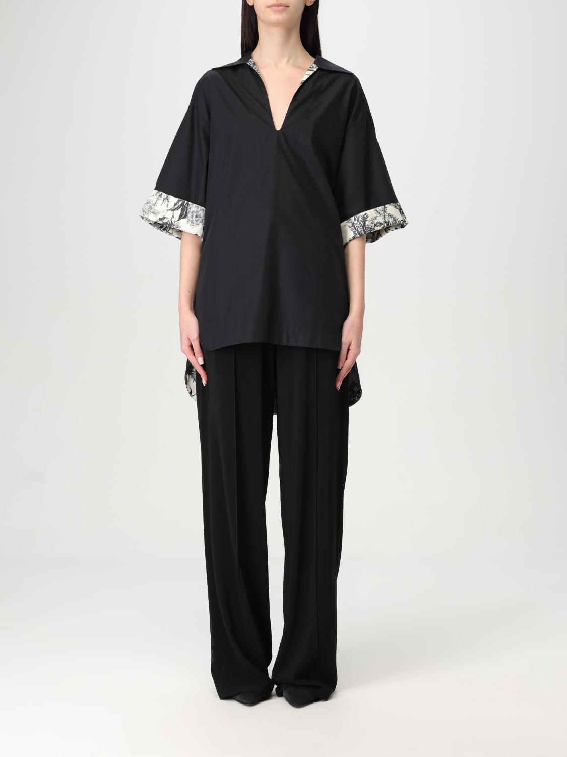 Shop Simona Corsellini Top  Woman Color Black