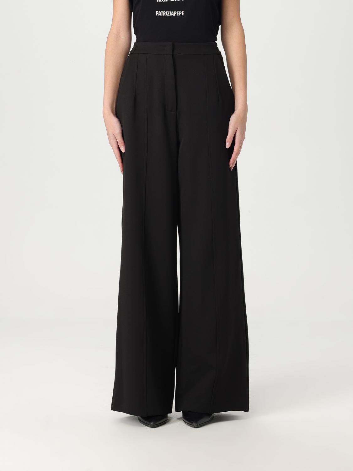 Patrizia Pepe Pants Woman Color Black In Black
