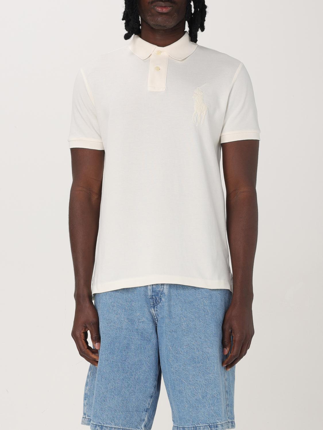 Polo Ralph Lauren Polo Shirt Men Color White In White