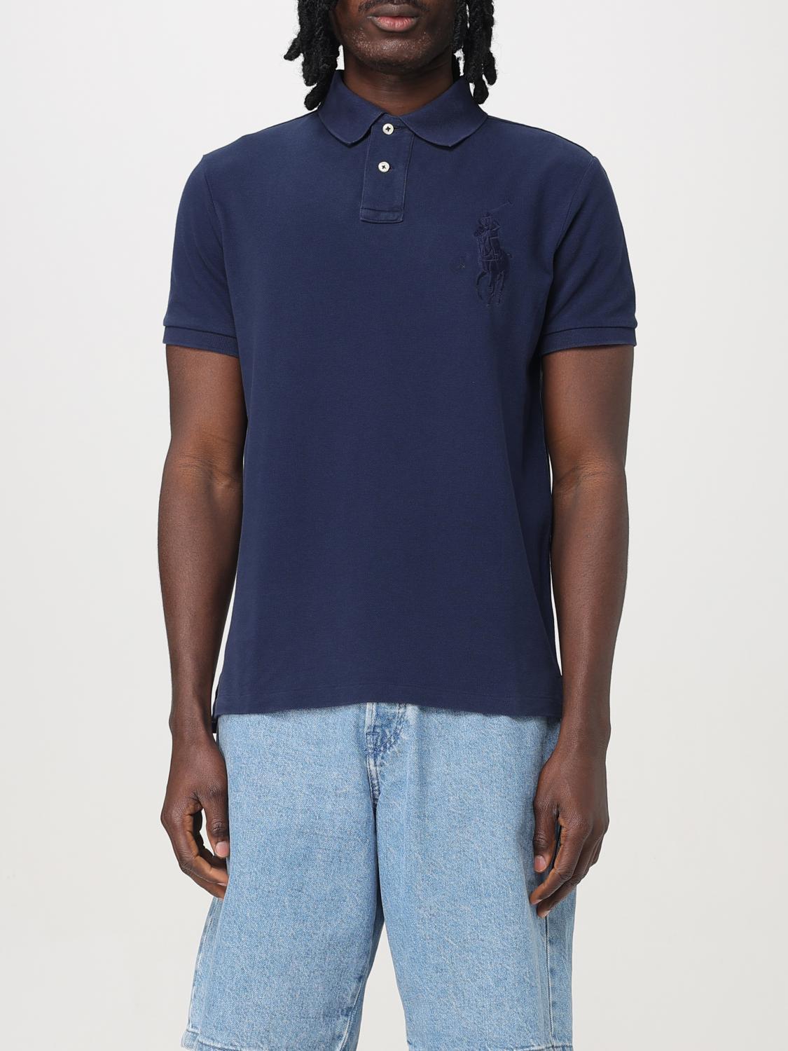 Polo Ralph Lauren Polo Shirt Men Color Blue In Blue