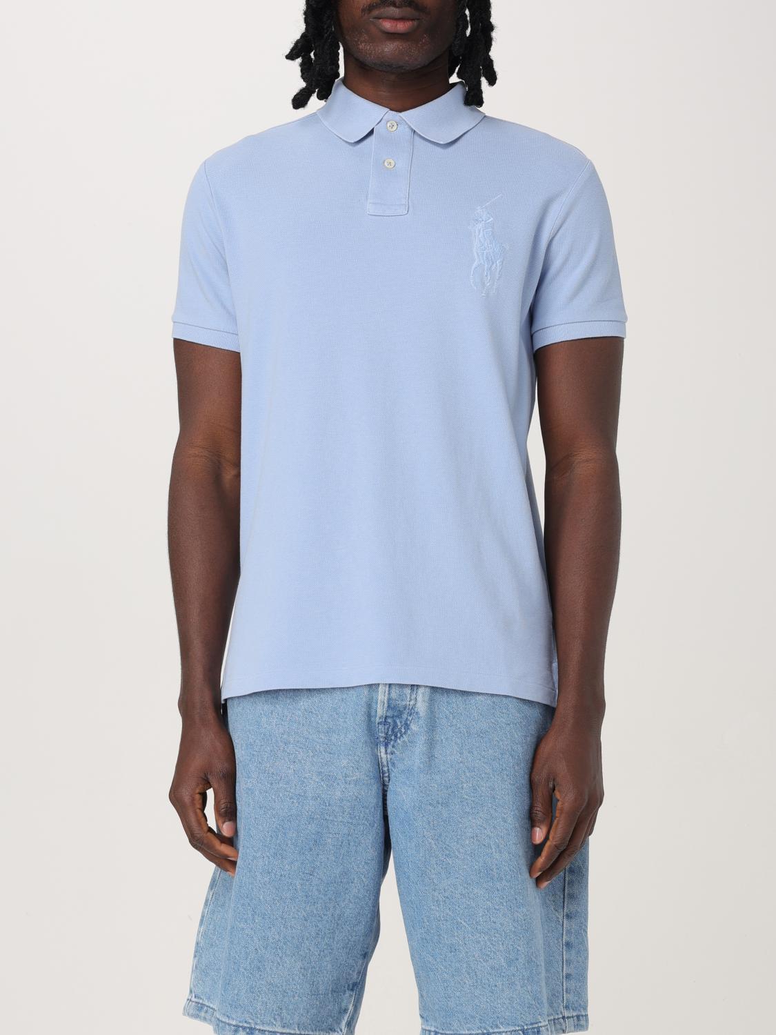 Polo Ralph Lauren Polo Shirt Men Color Blue 1 In Blue 1