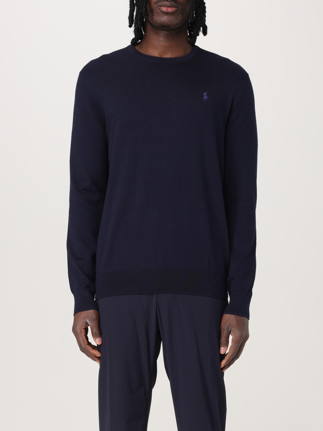 Polo Ralph Lauren Sweatshirt Men Color Blue In Blue