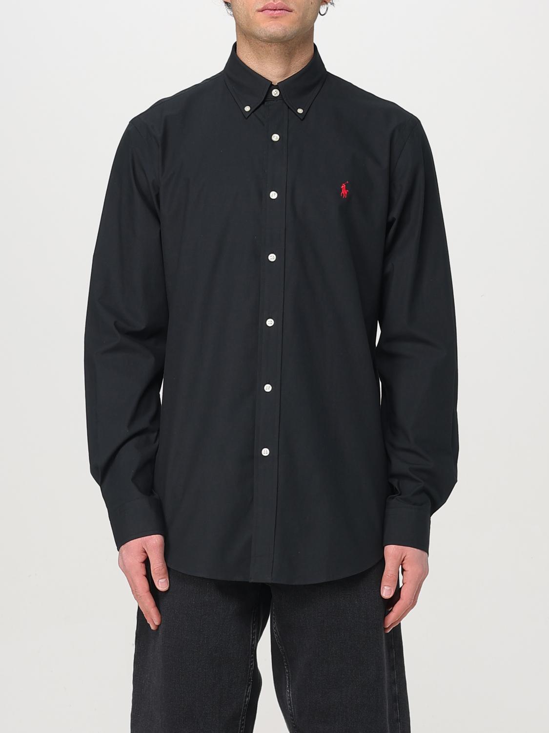 Polo Ralph Lauren Shirt Men Color Black In Black