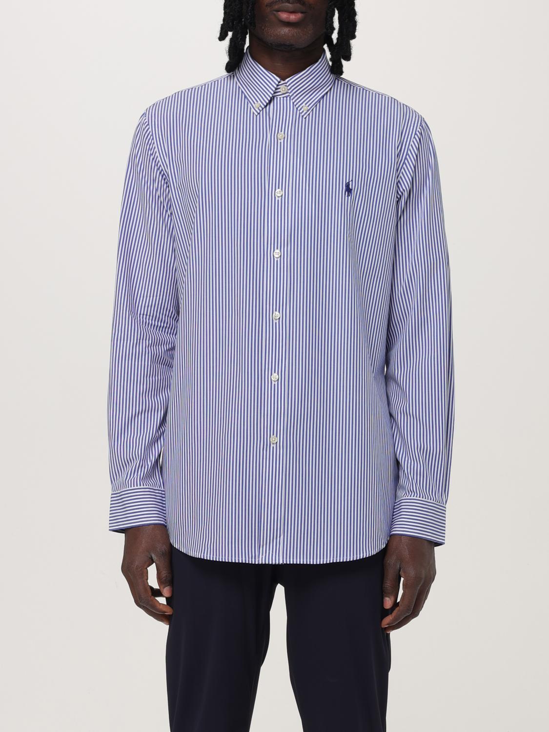 Polo Ralph Lauren Shirt  Men Color Blue 1 In Blue 1