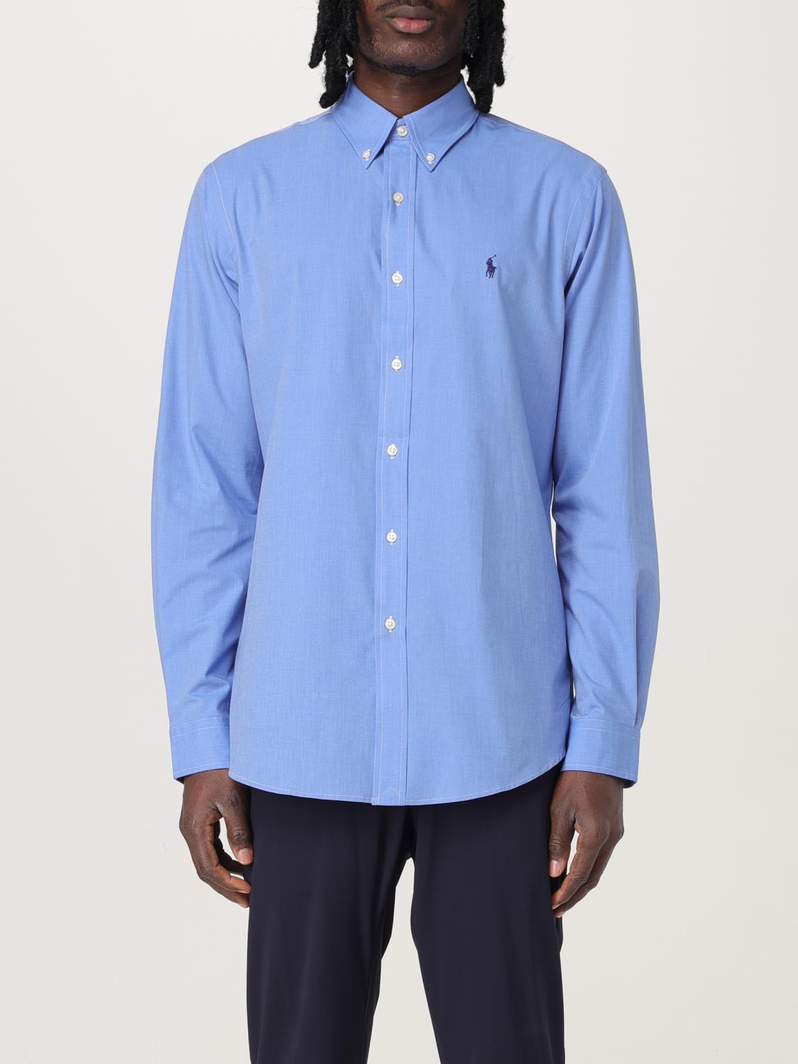 Polo Ralph Lauren Classic Fit Garment Dyed Oxford Shirt Bastille Blue In Blue 2