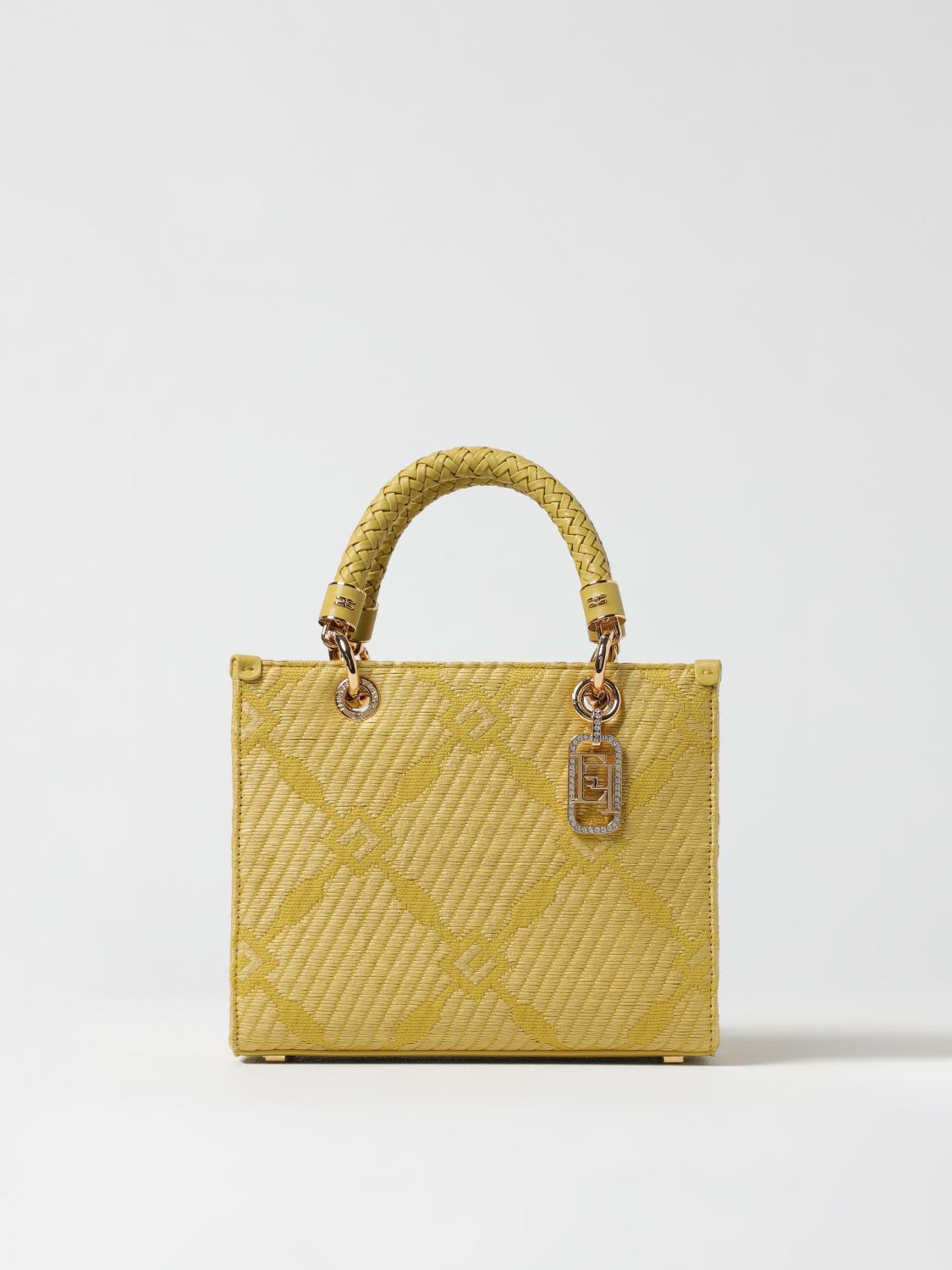 ELISABETTA FRANCHI TOTE BAGS ELISABETTA FRANCHI WOMAN COLOR YELLOW G54798003
