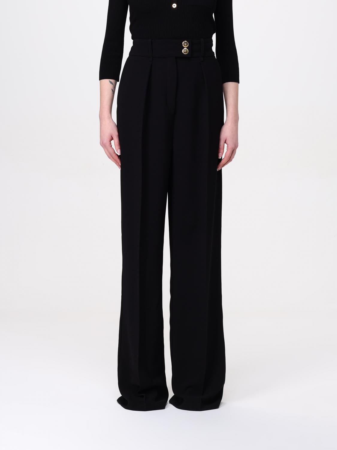 Elisabetta Franchi Pants Woman Color Black In Black