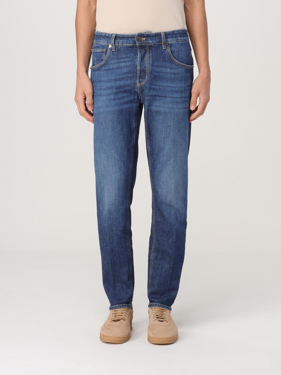 Pt Torino Waist Belt Loop Stretch Denim Jeans In Denim