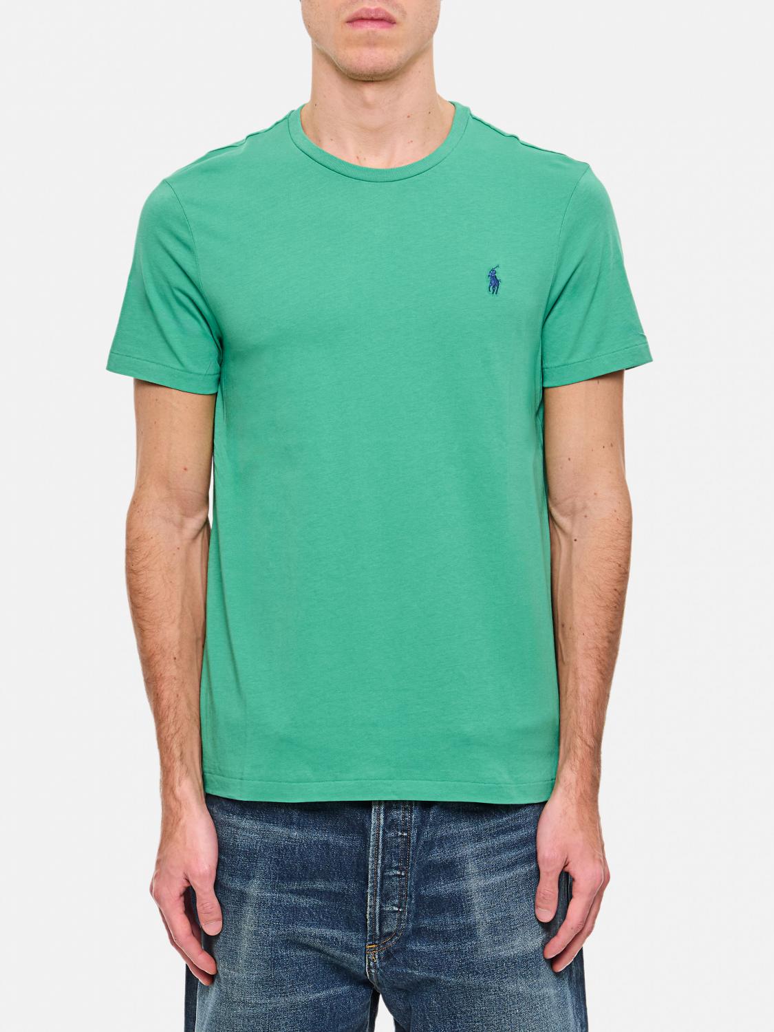 Polo Ralph Lauren T-shirt  Men Color Grass Green In Grass Green
