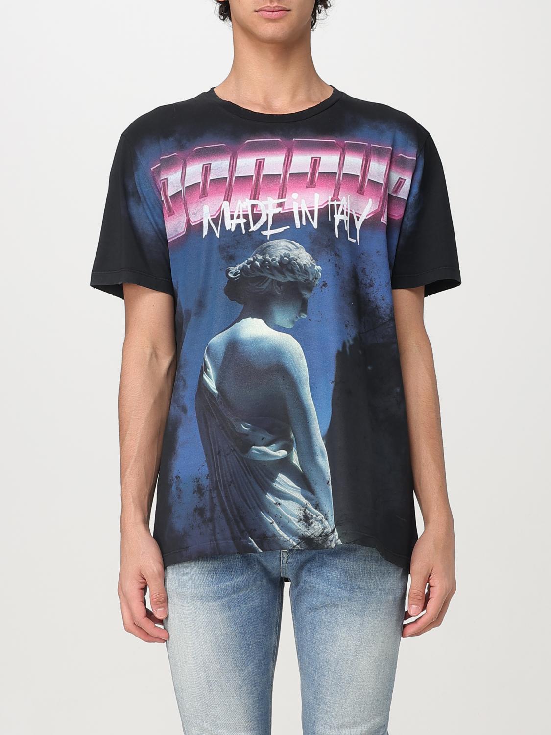 Dondup Logo-print T-shirt In Schwarz
