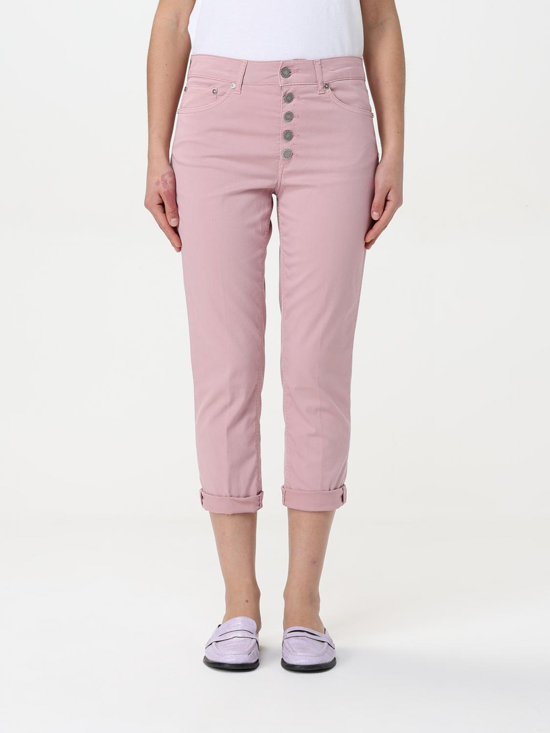 DONDUP PANTS DONDUP WOMAN COLOR PINK G54958010