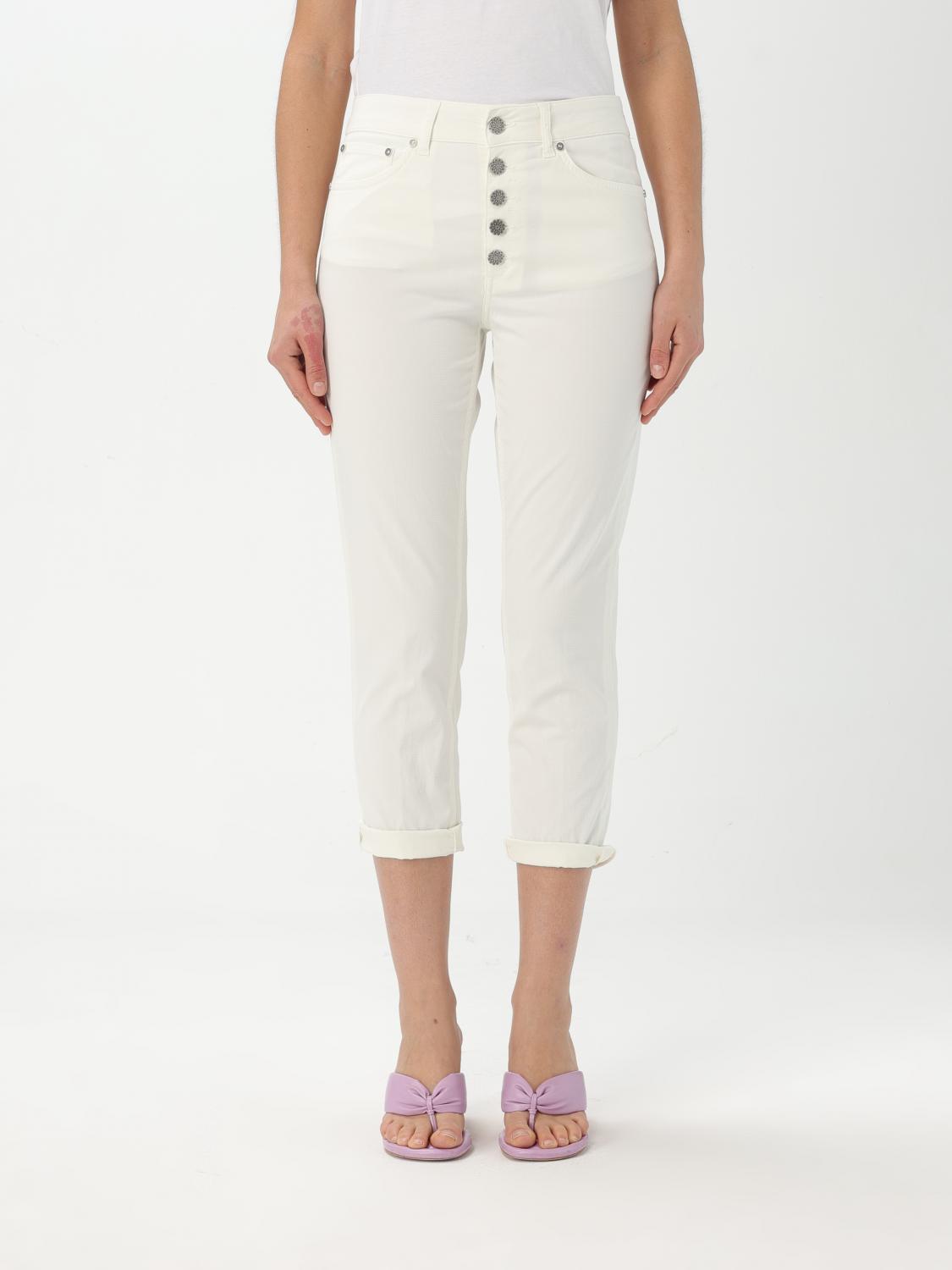 Dondup Koons Bull Stretch Jeans In Yellow Cream