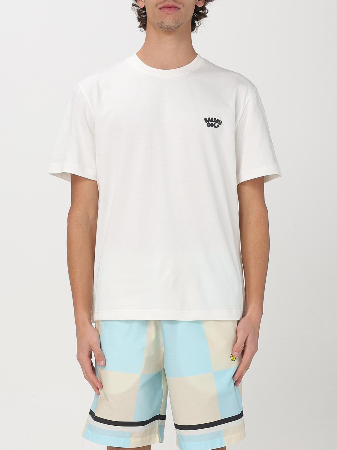 Barrow Raised-logo T-shirt In White