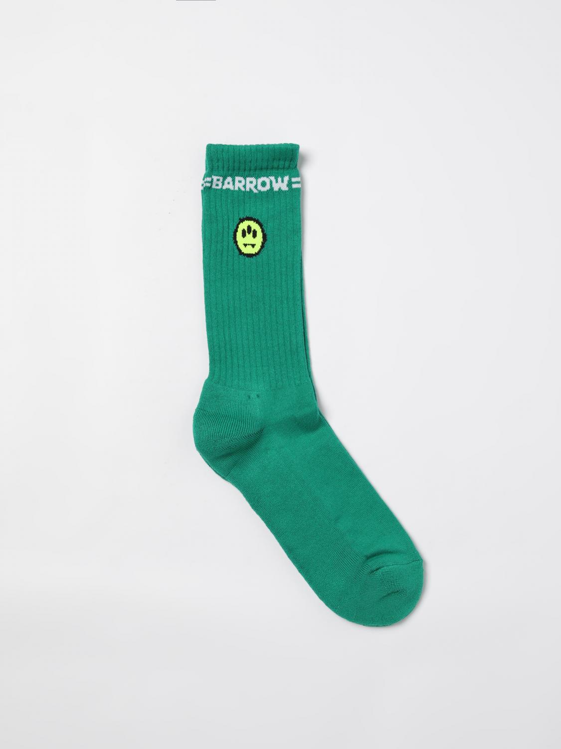 Barrow Intarsia-logo Socks In Navy