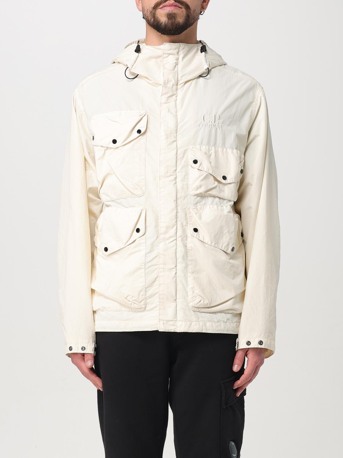 C.p. Company C. P. Company Technical Goggle Windbreaker Jacket In White