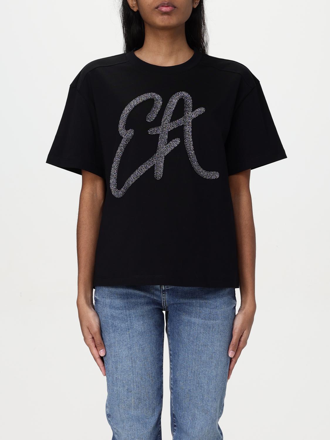 EMPORIO ARMANI T-SHIRT EMPORIO ARMANI WOMAN COLOR BLACK G55056002