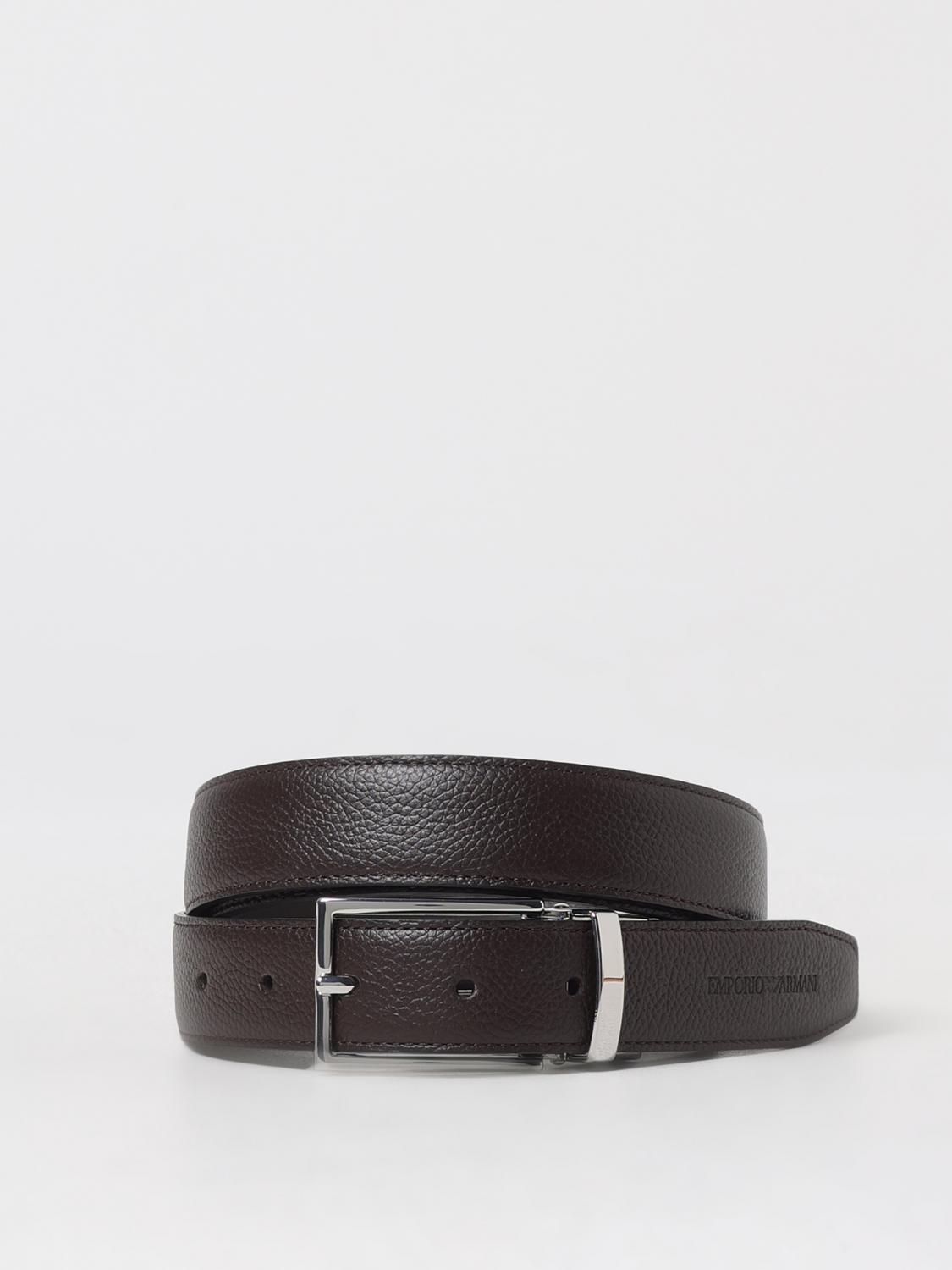 Belt EMPORIO ARMANI Men color Brown Belt EMPORIO ARMANI Men color Brown