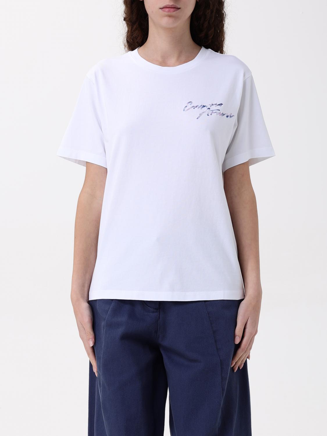 EMPORIO ARMANI T-SHIRT EMPORIO ARMANI WOMAN COLOR WHITE G55060001