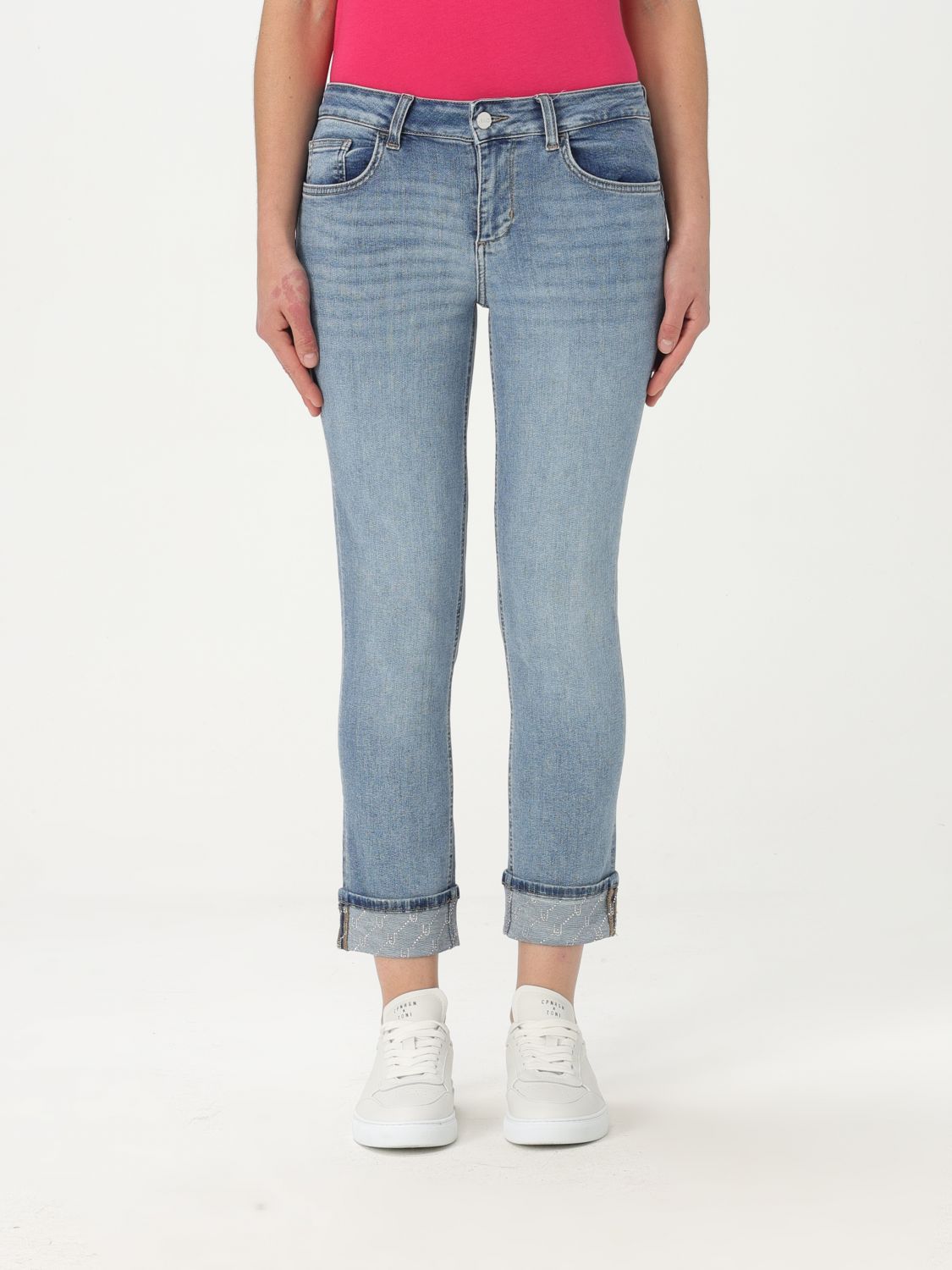 Shop Liu •jo Jeans Liu Jo Woman Color Blue