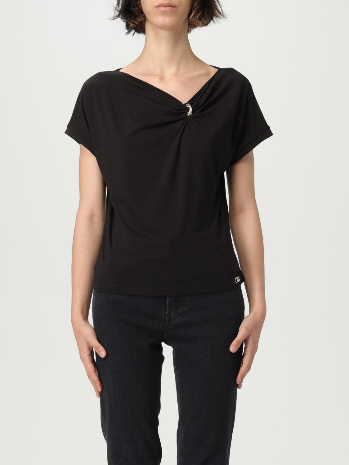 Liu •jo T-shirt A V Liu Jo In Jersey Di Cotone