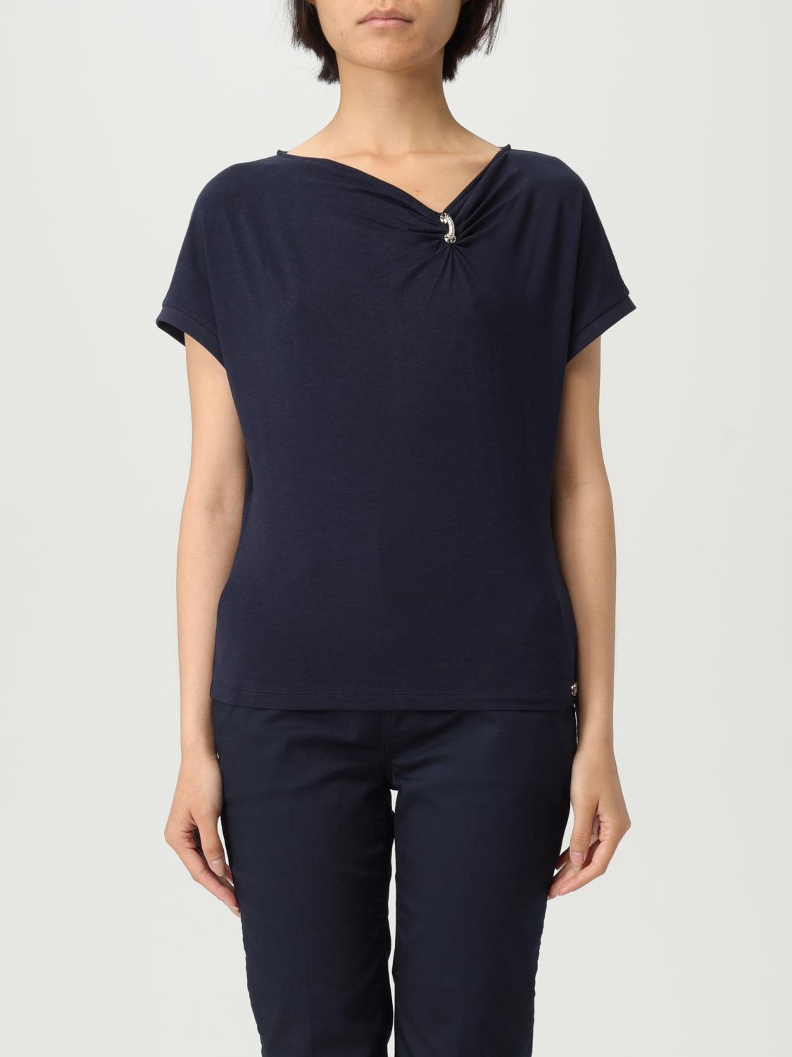 Liu •jo T-shirt A V Liu Jo In Jersey Di Cotone