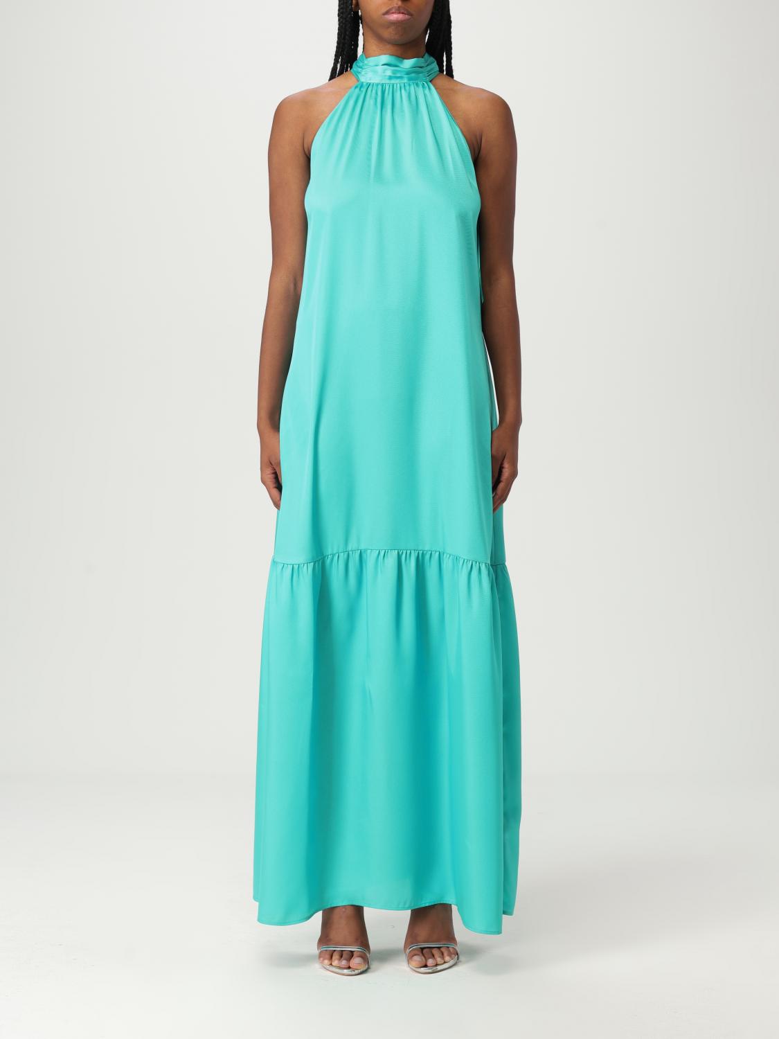 LIU •JO DRESS LIU JO WOMAN COLOR GREEN G55172012