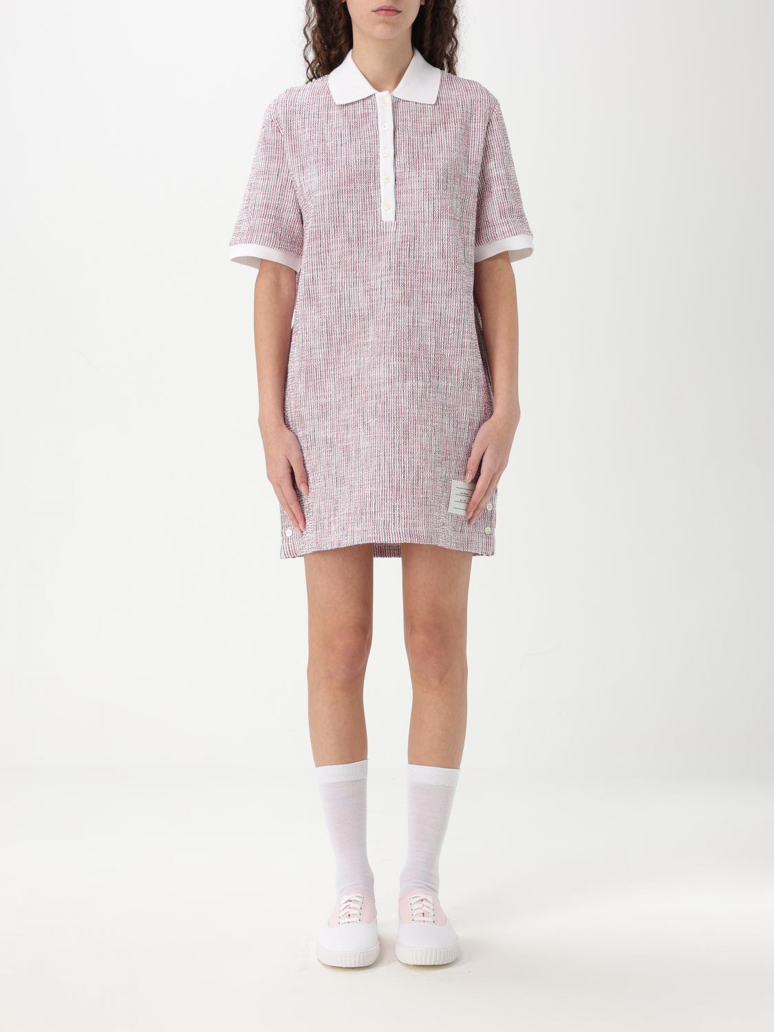 Thom Browne Dress Woman Color Multicolor In Multicolor