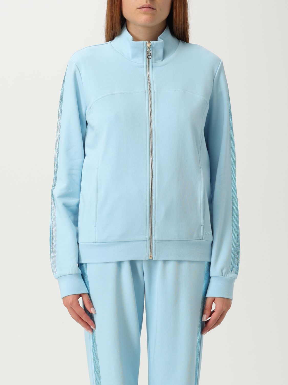 Liu •jo Sweatshirt Liu Jo Woman Color Sky Blue In Blue